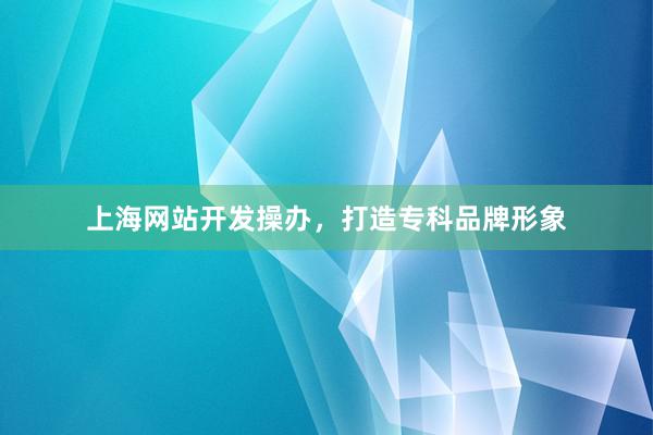 上海网站开发操办，打造专科品牌形象